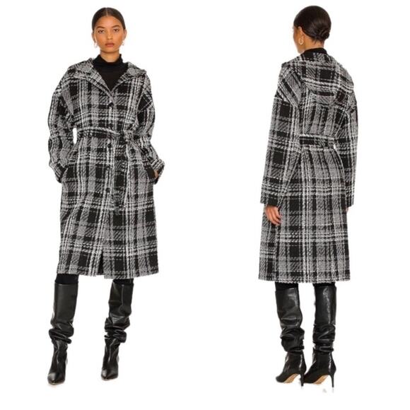 Joie Montuso Long Tweed Jacket Coat - Picture 2 of 15